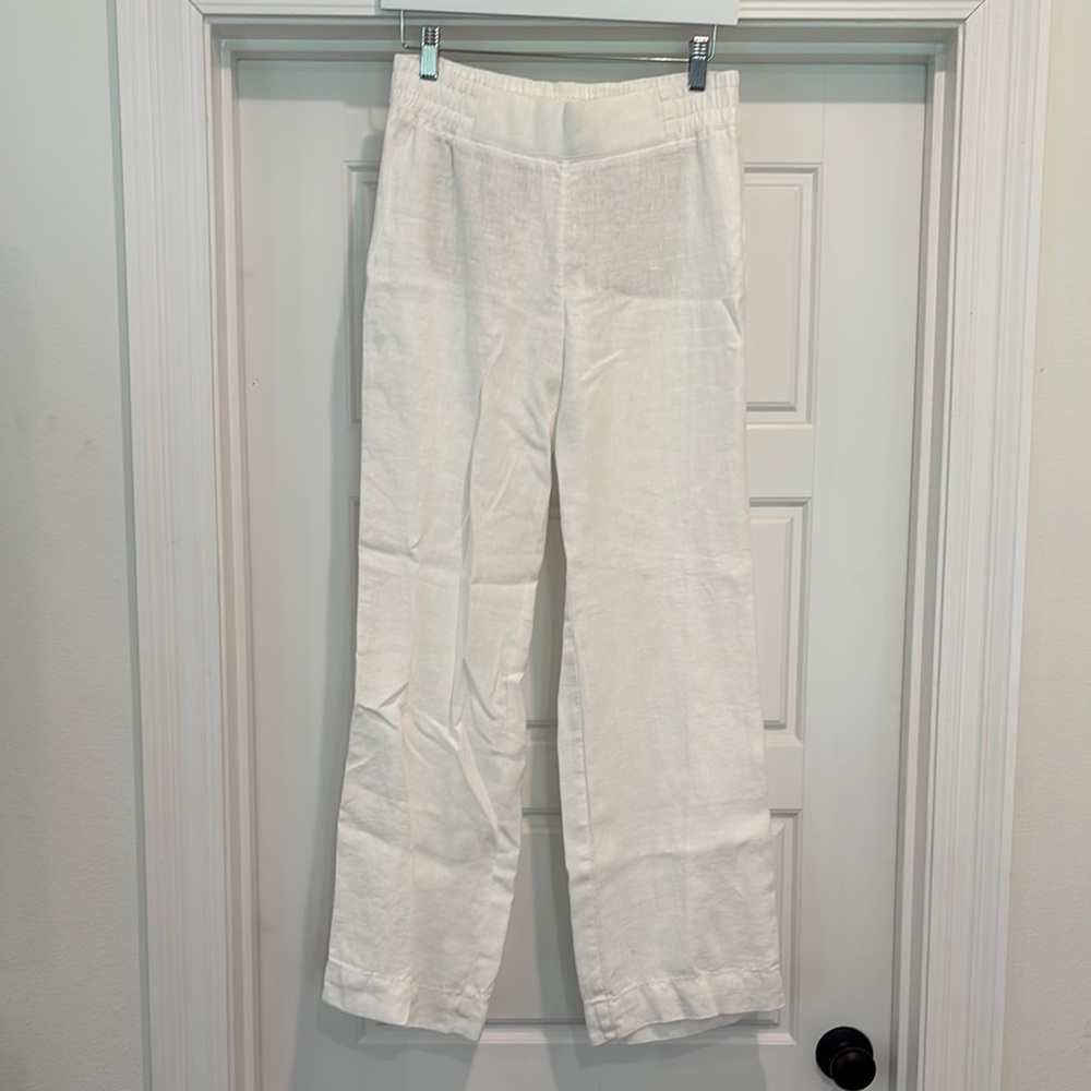 Lilly Pulitzer White Linen Pants